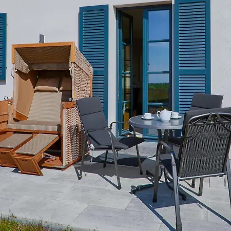 Feriehus Reetland Am - Premium Reetdachvilla Mit 3 Schlafzimmern, Sauna Und Kamin F14 *